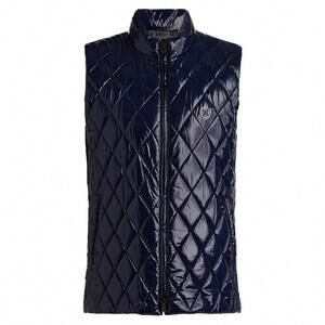 NEW G/FORE men's wool lined quilted life vest in twilight